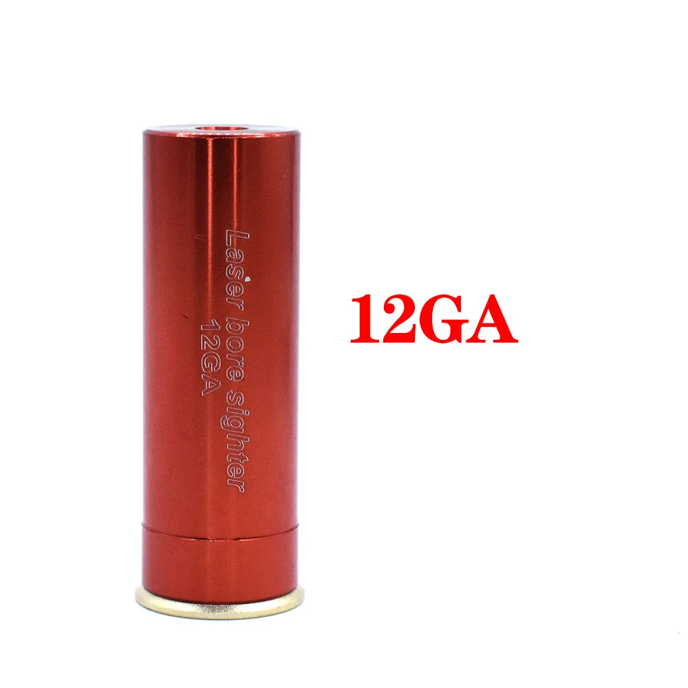 Tactical Red Laser Bore Sighter Training Bullet Brass Boresighter Caliber 12GA .223 .303 300WIN 6.5x55 7mm 8mm 9.3x62 Snap Caps 6